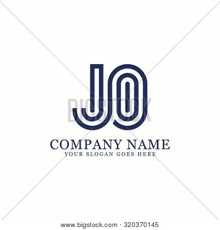 Jo Monogram Logo Inspirations, Letters Logo Template,clean And Creative Designs