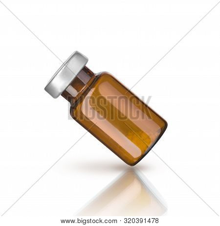 Medical Bottle Isolated On White Background Pharmaceutica