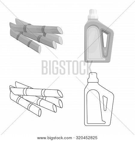 Vector Design Of Farm And Agriculture Icon. Set Of Farm And Technology Vector Icon For Stock.