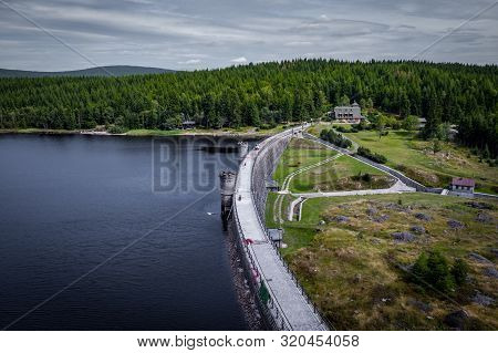 The Bedrichov Dam Reservoir Was Built In 1902-1905 On The Black Neisse River At The Instigation Of T