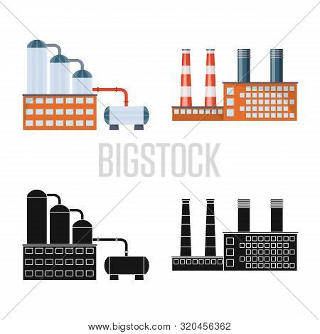 Vector Illustration Of Production And Structure Icon. Set Of Production And Technology Stock Vector 