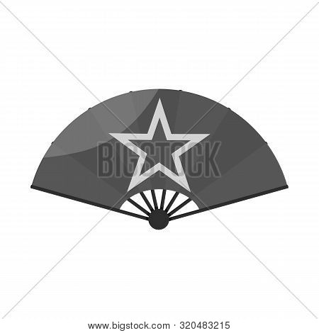 Vector Illustration Of Fan And Oriental Icon. Set Of Fan And Cool Stock Symbol For Web.