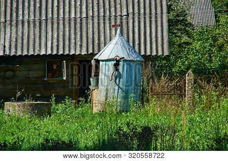 Rural View Of The Village Krivichi , Myadel District, Belarus,