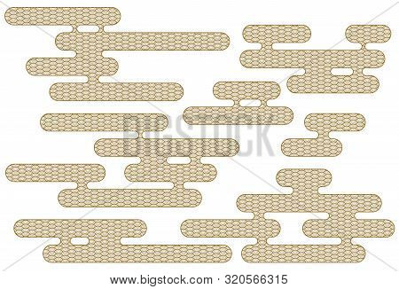 Japanese Pattern Clouds. Chinese Clouds. Design Elements For Creating Patterns