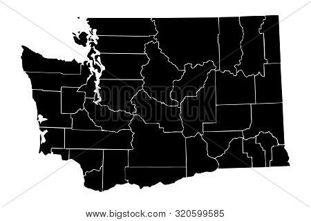 Map Us Capital City Washington With District