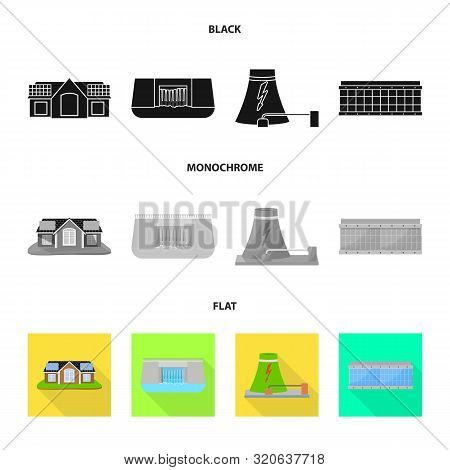 Vector Illustration Of Technology And Organic Logo. Collection Of Technology And Alternative Vector 