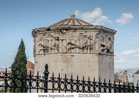 Tower Of The Winds In Athens, Greece
