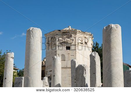 Tower Of The Winds In Athens, Greece