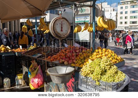 Market In The Monastiraki Square, Athens