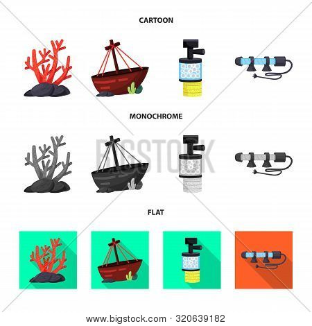 Vector Design Of Natural And Hobby Icon. Collection Of Natural And Interior Vector Icon For Stock.