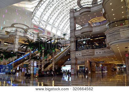 Shangai / China - June 6, 2017: Global Mall, A Large Shopping Mall In Shangai With A Floor Area Of 4