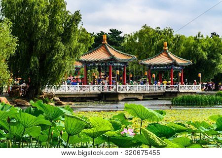 Landscape Of Nanhu Park, Changchun, China - Photographed In Changchun, China