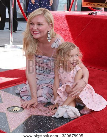 LOS ANGELES - AUG 29:  Kirsten Dunst, goddaughter at the Kirsten Dunst Star Ceremony on the Hollywood Walk of Fame on August 29, 2019 in Los Angeles, CA