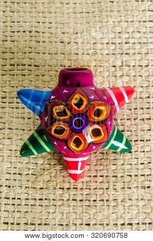 Artisan Made Traditional Mexican Ceramic & Colorful Pinata