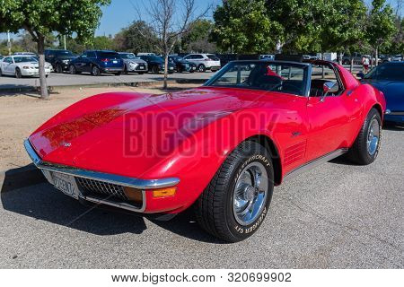 Chevrolet Corvette On Display During Supercar Sunday Event.