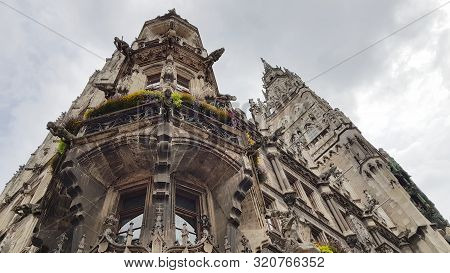 Marienplatz In The Center Of Munique, Germnay