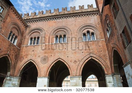 Radnice. Piacenza. Emilia-Romagna. Itálie.