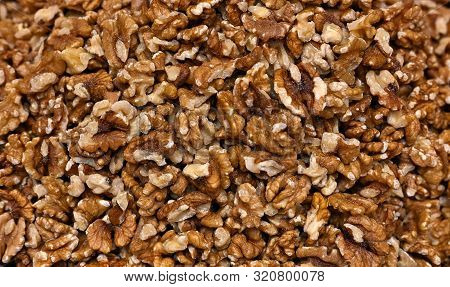 Delicious Tasty Raw Organic Walnuts Background Image