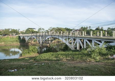 Cambodia Battambang Old Bridge