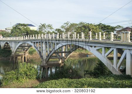 Cambodia Battambang Old Bridge
