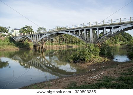 Cambodia Battambang Old Bridge