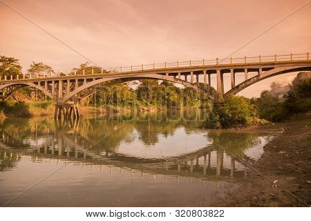 Cambodia Battambang Old Bridge