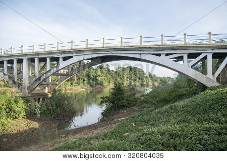 Cambodia Battambang Old Bridge