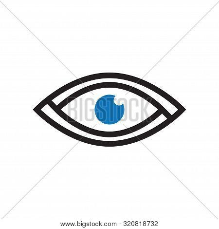 Abstract Eye Graphic Design Template Vector Isolated