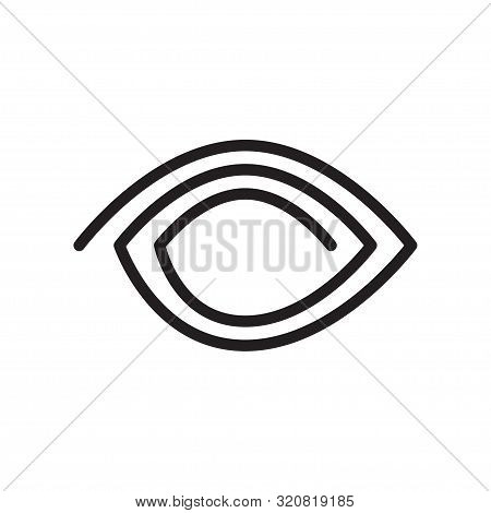 Abstract Eye Graphic Design Template Vector Isolated