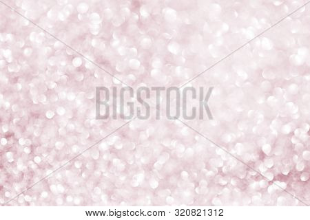 Rose Gold Sparkle Glitter For Vanlentine Background.