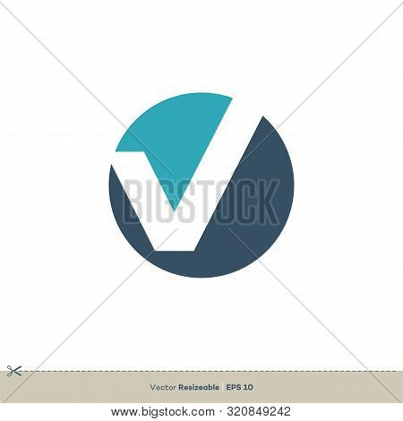 V Letter Logo Template Illustration Design. Vector Eps 10.