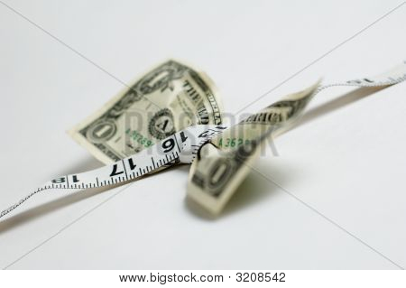 Dolar wycisnąć przekątnej zbliżenie