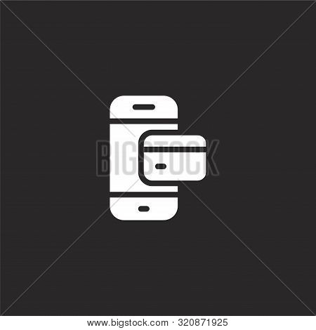 Online Payment Icon. Online Payment Icon Vector Flat Illustration For Graphic And Web Design Isolate