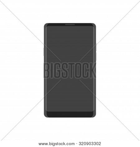 Mobile Phone Smartphone Device Gadget. Touch Screen Icon Design Trendy. Mock Up Mobile. Illustration