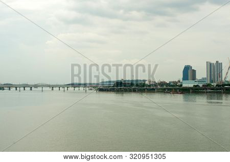 Hangang River In Seoul In Summer In Korea
