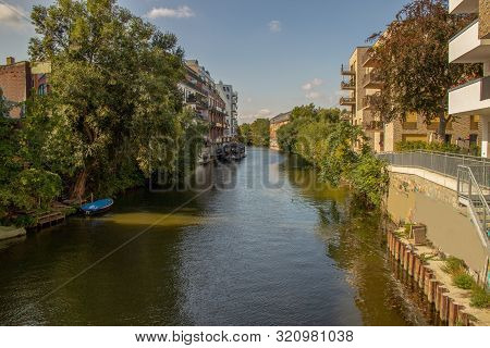 Picture From The River Elster In The Near From Karl Heine Canal.this Is A Beautiful Way For Waterspo