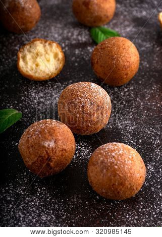 Tasty Cottage Cheese Donuts With Sugar Powder