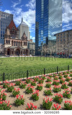Copley Square er en offentlig plads i Back Bay Boston, Massachusetts.