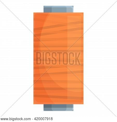 Bobine Thread Icon. Cartoon Of Bobine Thread Vector Icon For Web Design Isolated On White Background