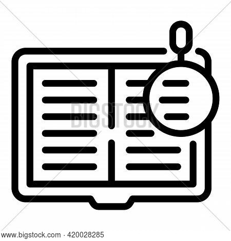 Laundry Money Online Hook Icon. Outline Laundry Money Online Hook Vector Icon For Web Design Isolate