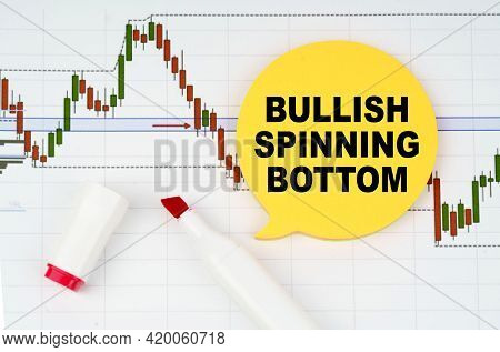 Internet Business Concept. On The Background Of Interactive Forex Charts There Is A Marker And A Sti