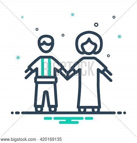 Mix Icon For Together Teamwise Team  Collaboration Copartnership