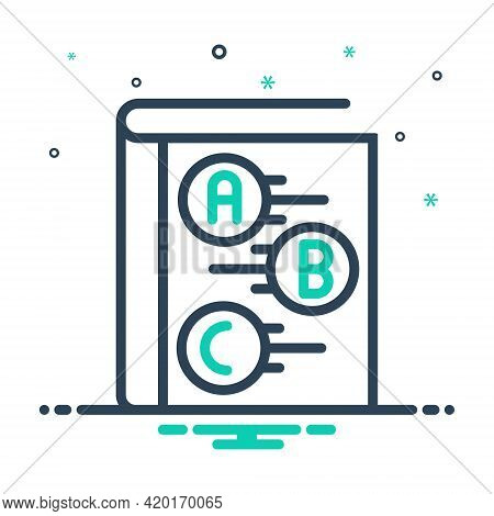 Mix Icon For Manual Guide Cicerone Booklet Education Reference Notebook