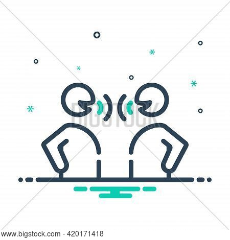 Mix Icon For Speak Say Tell Talk Chat Consort Parley Discourse Voice