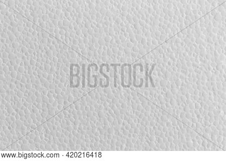 Polystyrene Foam Texture Use As A Background And Design.