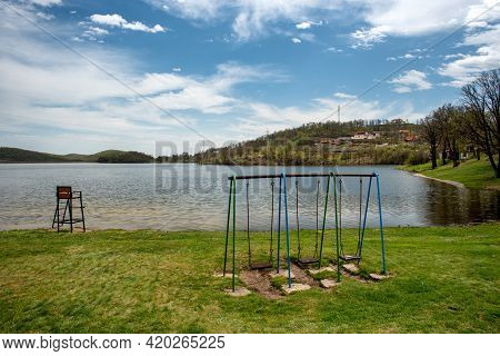 Bor Lake Artificial Lake In Eastern Serbia Near The City Of Bor