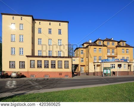 Jastrzebie Zdroj, Poland - May 11, 2021: Tax Office (polish: Urzad Skarbowy) In Jastrzebie Zdroj, Po