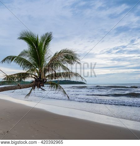 Beautiful Idyllic Seascape View On Kohkood Island In Low Season Travel.koh Kood, Also Known As Ko Ku