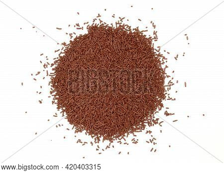 Typical Dutch Chocolate Sprinkles (hagelslag), Used On Bread, Cake Or Desserts