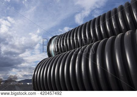 Water Pipe Or Tube In Hydraulic Engineering